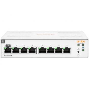 Aruba Instant On 1830 Series 8-Port Managed L2 Gigabit Ethernet Switch (Model JL810A) - DAMAGED BOX