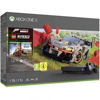 Microsoft - Consola 1 TB, Mando Inalámbrico, Forza Horizon 4, LEGO Speed Champions