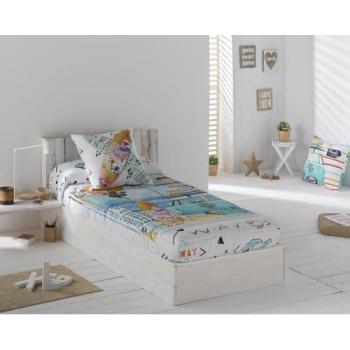 Edredón Ajustable BEACH 100% Algodón Estampado Playa - Cama 80/90/105/135/150 - Fabricado en España