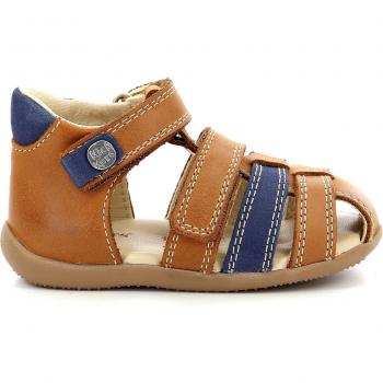 Kickers Bipod Baby Sandals - Camel Blue, Leather