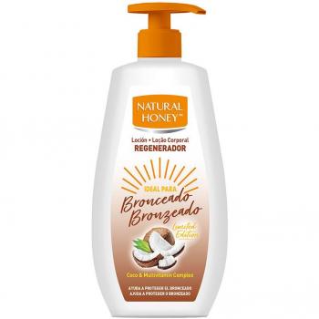 Loción corporal Coco Bronceado 360 ml Cosmética Corporal Natural Honey