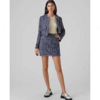 Falda corta tweed de Vero Moda