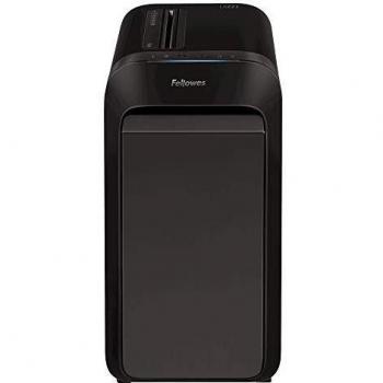 Destructora LX221 de Fellowes, destruye hasta 20 hojas, Microcorte, para pequeña oficina y oficina en casa, 100% anti-atascos, con tecnología Safesense - Negro