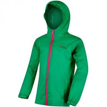 Regatta III - Chaqueta Impermeable para niños, Infantil, Color Island Green, tamaño 9-10