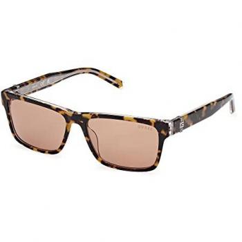 Guess Gafas de Sol GU00074 53E 55, Blonde Havana, 55/15/145 para Hombre