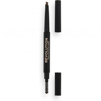 Revolution - Lápiz para cejas Duo Brow Definer - Light Brown 0,25 g