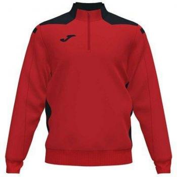 Joma Men's Championship VI Red and Black 1/2 Zip Sweatshirt