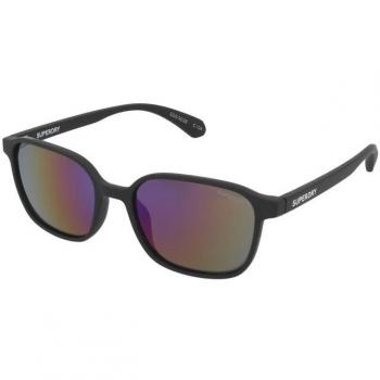 Superdry SDS 5028 104 Square Sunglasses - Prescription or Non-Prescription - Black Plastic Frame - Medium Size - UV Protection