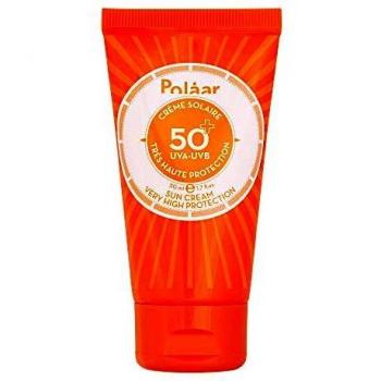 Polaar - Crema solar con protección muy alta SPF50+ UVA UVB - 50 ml - Crema protectora solar - Facial - Indicado para pieles sensibles - Sin marcas blancas