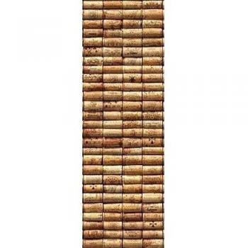 Plage Tapones De Corcho Vinilo Adhesivo para la Cocina, Vinilo, Beige, 60x180 cm
