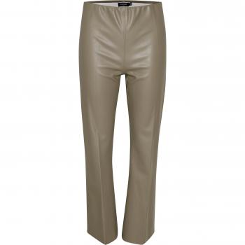 Soaked in Luxury Women's Gray PU Kickflare Wide Trousers Size XS