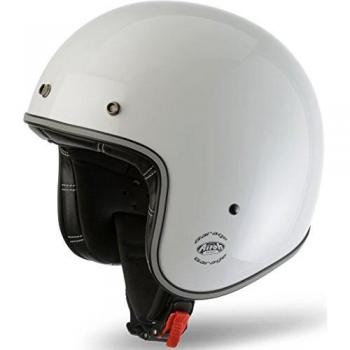 GA14L - Airoh Garage Color Open Face Motorcycle Helmet L White