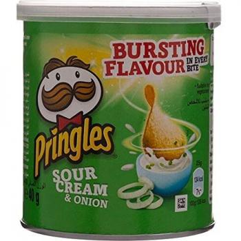 Patatas Fritas Sour Cream y Onion Pringles 40gr