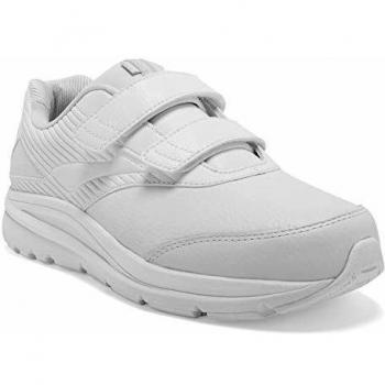Brooks Women's Addiction Walker V-Strap 2 White Walking Shoes Size 9.5 B