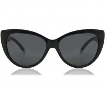 Tiffany & Co. Elegant Cat Eye Sunglasses, Black, 56mm, One Size