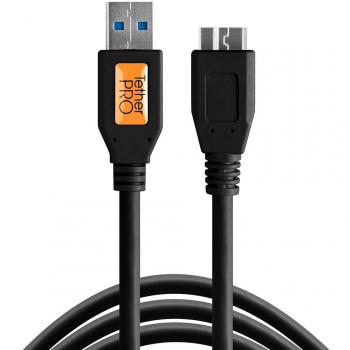 Tether tools cu5408 6 pro usb 30 superspeed microb cable black