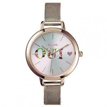 Oui & Me Petite Fleurette Rose Gold Stainless Steel Quartz Women's Watch