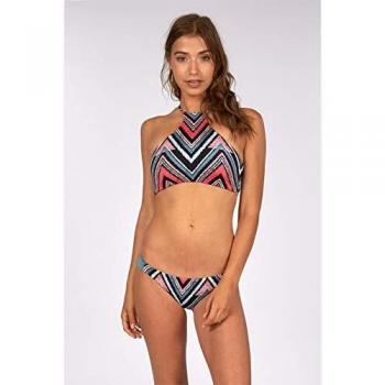G.S.M. Europe - Billabong Mujer S. Sear ergonómico High Neck Bikini Parte Superior, Mujer, S.Searcher High Neck, Ethno Blue Wave, Extra-Large