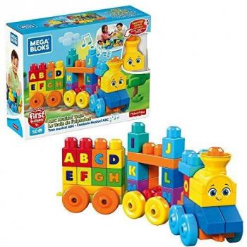 Mega Bloks ABC Musical Learning Train with 50 Pieces