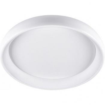 Lámpara colgante moderna Alessia blanca, lámpara de techo empotrada led moderna, blanca cálida 3000K, 1760lm