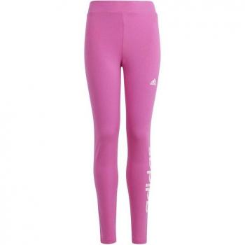 Mallas adidas Essentials Linear Logo Algodón Niña - Rosa Semi Lucido - Talla 152