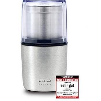 Caso Electric Coffee Grinder 200W, Stainless Steel, for 1-8 Cups, 90g Capacity