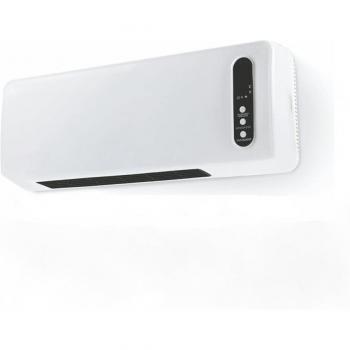 Ventilador calefactor de pared cerámico PTC con mando a distancia y temporizador 2000 vatios
