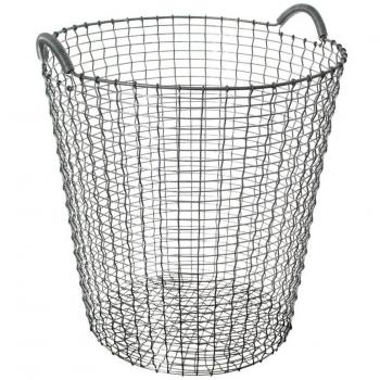Korbo de alambre de 80 clasica de cesta de mimbre de acero galvanizado de diametro 50 cm