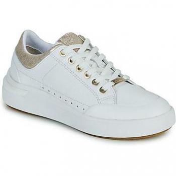 Geox Women's Dalyla White/Champagne Sneakers