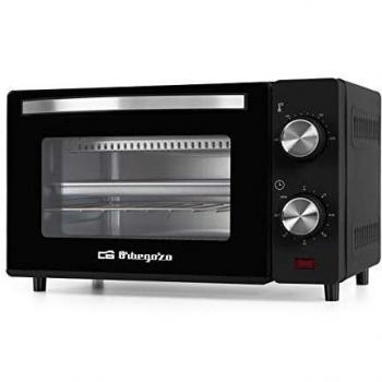 Orbegozo HO 980 - Horno eléctrico de sobremesa, 10 litros de capacidad, calor superior/inferior, temporizador, termostato regulable, 650 W