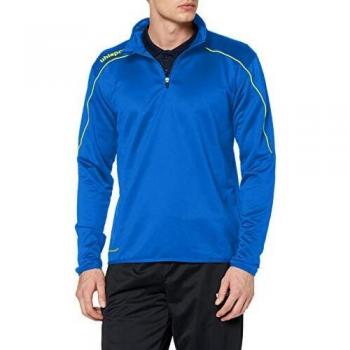 uhlsport Stream 22 1/4 Zip Top Sudadera, Hombre, Azure Blue/Lime Yellow, L