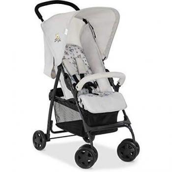 Hauck Sport 171530 - Silla de paseo ligera de 5,9kg, sistema de arnés de 5 puntos, respaldo reclinable, plegable, para bebes de 6 meses a 15kg - pooh exploring beige, 1 Unidad