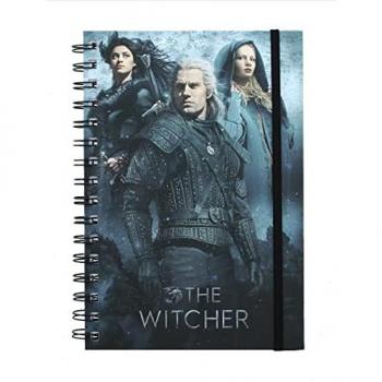 Cuaderno A5 Espiral The Witcher Connected By Fate, tapa dura, diseño de Wiro