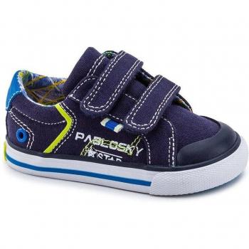Zapatillas de lona de niño Pablosky con doble cierre adherente