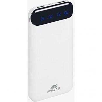 RIVACASE Batería Externa portátil con Pantalla Compatible con iPhone, iPad, Huawei, Samsung, rápido