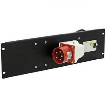 Eurolite PDM 3U-32A pin RCD 5 Splitter, negro