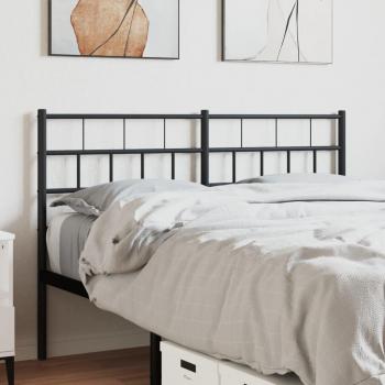 Black Metal Headboard 135 cm (53.1)