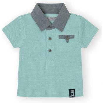 Polo de bebé niño manga corta 100% algodón