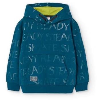 Boboli Sudadera de niño estampada con capucha y bolsillo de canguro
