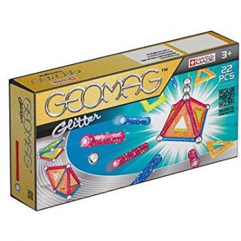 Juego de Construcción Magnética Geomag Glitter 22 Piezas