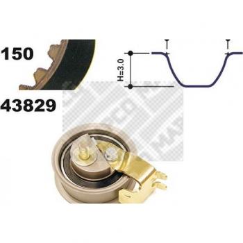 Kit de poleas con correa de distribución MAPCO 23829