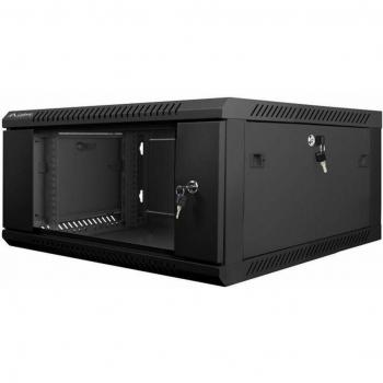 Lanberg - rack cabinets - Lanberg Wall-Mounted Rack 19'' demounted Flat Pack 4u/600x600mm Black