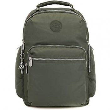 Kipling Basic Elevated Eyes Wide Open Osho Large Backpack Rich Green