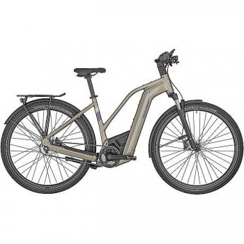 Bicicleta Eléctrica Bergamont E-Horizon Elite 7 Belt Dama 52cm, Color Taupe Marrón, Trekking Pedelec 2024 - Autonomía 100km, Motor 250W