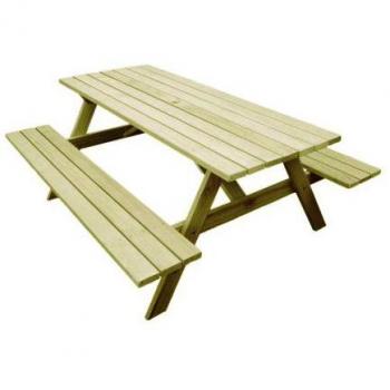 Gardiun KSU12891 Mesa Picnic para 6 Comensales, M
