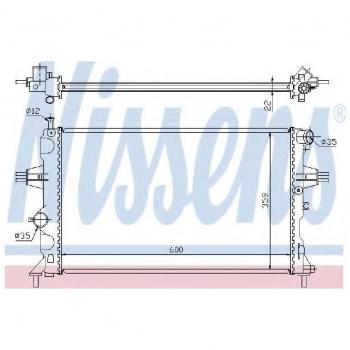 Nissens 630041 Refrigerantes del Motor