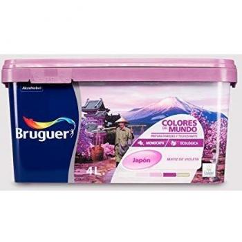 Bruguer Colores del Mundo Pintura para paredes monocapa Japón Matiz de Violeta 4 L