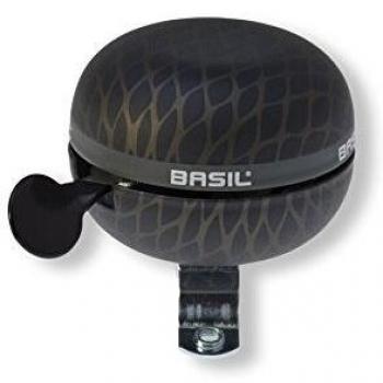Timbre ding-dong basil noir negro metálico