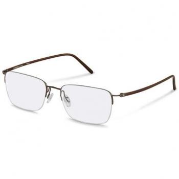 Rodenstock R7051 C Men's Eyeglasses Brown Size 55 - Blue Light Block Available (Frame Only)