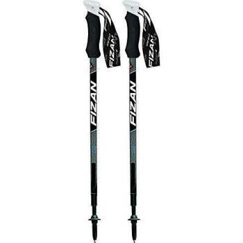 Bastones de Trekking Fizan Compact Ajustables - Set de 2, Aluminio Ultra Ligero, Resistencia Alta, 59-132 cm, Color Negro